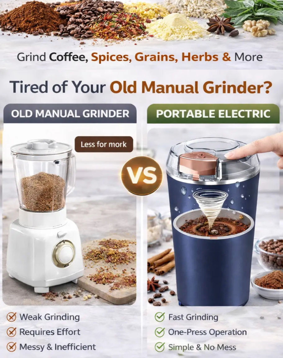 Electric Coffee and Spice Grinder